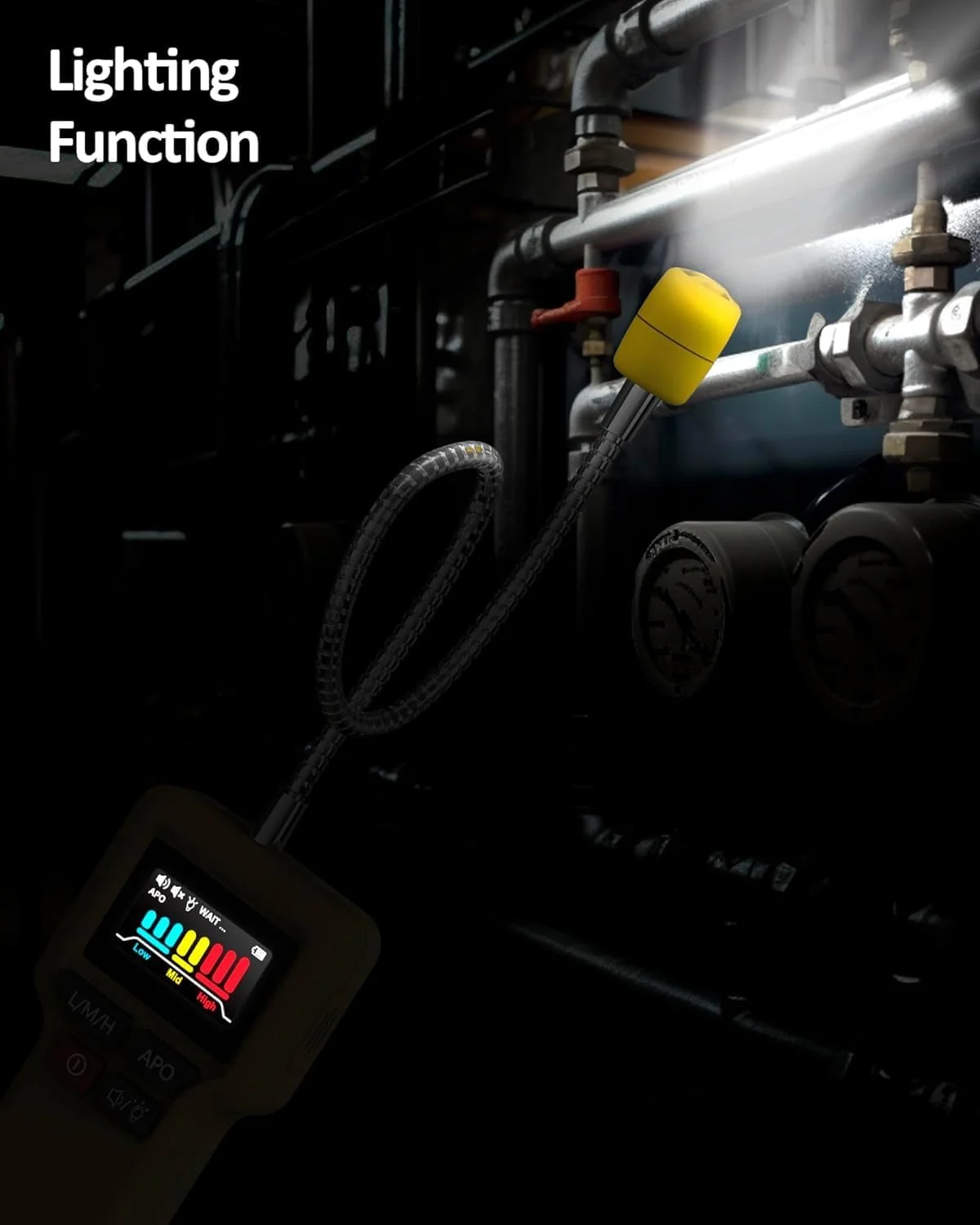 آشکارساز گاز طبیعی، ردیاب نشت گاز قابل حمل، برای تعیین محل نشت پروپان، متان، بوتان، گاز طبیعی، گاز فاضلاب، LPG و گازهای قابل احتراق برای خانه و RV، ردیاب نشت گاز (باتری x3) آشکارساز گاز طبیعی، ردیاب نشت گاز قابل حمل، برای تعیین محل نشت پروپان، متان، بوتان، گاز طبیعی، گاز فاضلاب، LPG و گازهای قابل احتراق برای خانه و RV، ردیاب نشت گاز (باتری x3)