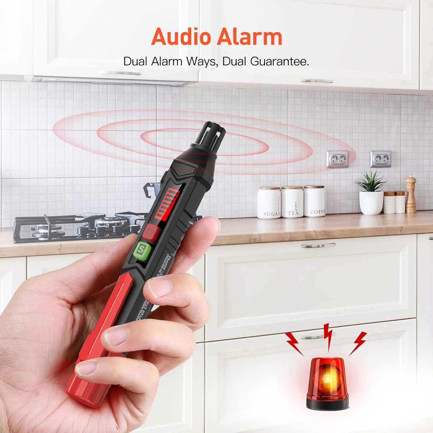 MAKINGTEC Propane Gas Leak Detector for Home and RV, Portable Natural Gas Sniffer Sound & LED Alarm High Accuracy Battery Powered, Pocket Pen Type Flammabler Gas Detection Analyzer Meter Tool MAKINGTEC Propane Gas Leak Detector for Home and RV, Portable Natural Gas Sniffer Sound & LED Alarm High Accuracy Battery Powered, Pocket Pen Type Flammabler Gas Detection Analyzer Meter Tool