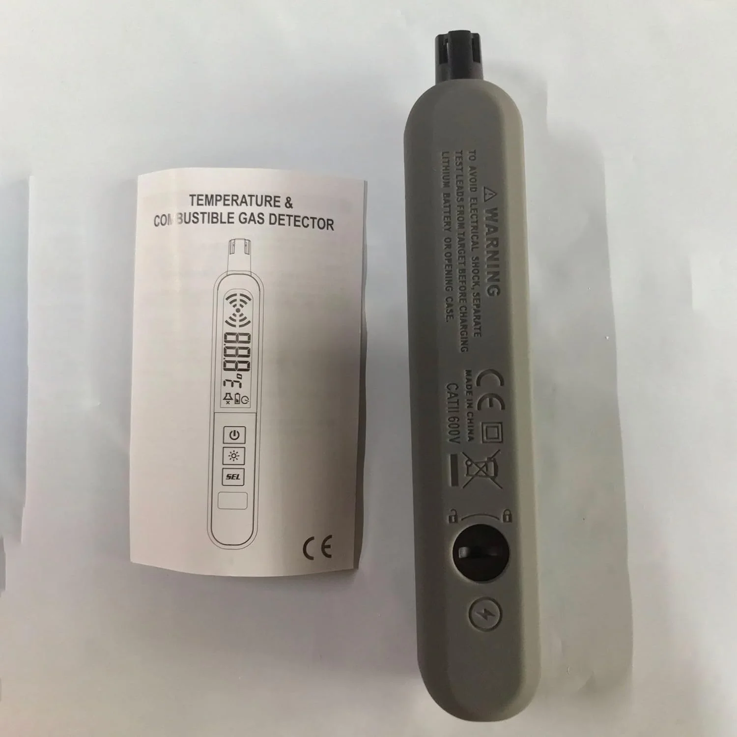 MAXRIENY Rechargeable Gas Detector Natural Gas Leak Detector with Vibration Alarm Visual and Sound Pen Multi-Gas Detector for Home Butane Propane Camping Car MAXRIENY Rechargeable Gas Detector Natural Gas Leak Detector with Vibration Alarm Visual and Sound Pen Multi-Gas Detector for Home Butane Propane Camping Car