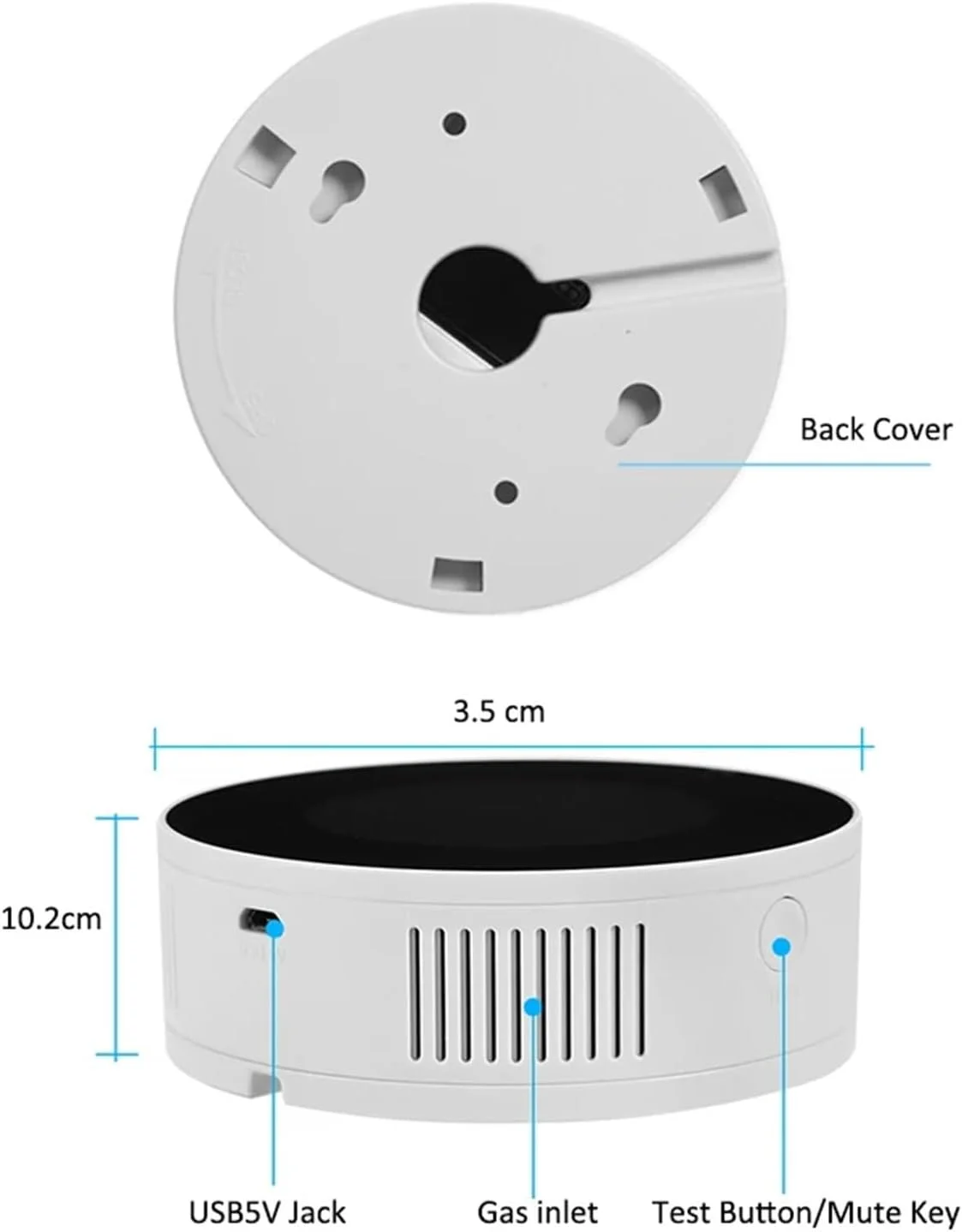آشکارساز گاز طبیعی WIFI با شیر برقی برای کنترل هوشمند خودکار، سنسور هشدار نشت متان CH4 (آشکارساز گاز) آشکارساز گاز طبیعی WIFI با شیر برقی برای کنترل هوشمند خودکار، سنسور هشدار نشت متان CH4 (آشکارساز گاز)