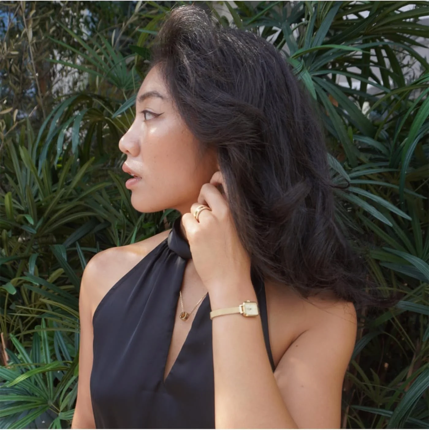 ساعت مچی زنانه دنیل ولینگتون Quadro، 15.5x18 میلی متر، استیل ضد زنگ با روکش دوبل (316L)