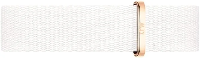 بند ساعت پارچه ای سفید دنیل ولینگتون