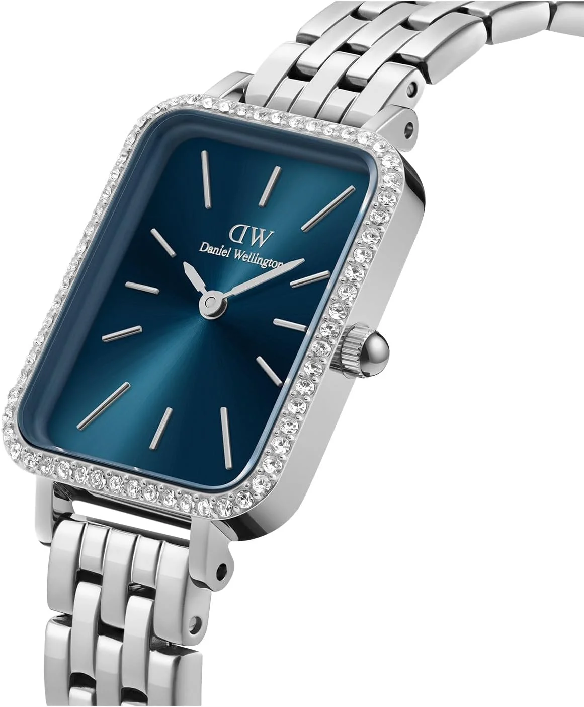 ساعت مچی زنانه دنیل ولینگتون قاب کریستال وینتیج استیل ضد زنگ