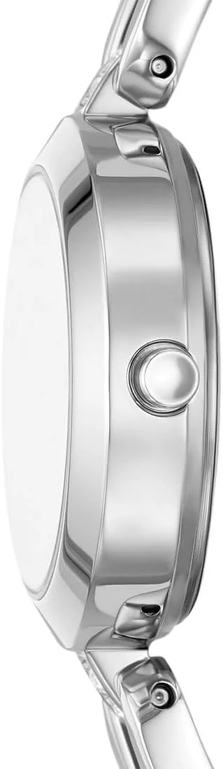 ساعت مچی زنانه دی کی ان وای مدل City Link، موتور کوارتز با بند استیل، چرمی یا سیلیکونی