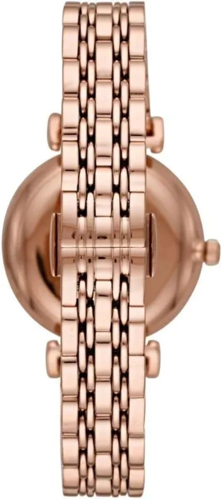 ساعت مچی زنانه امپریو آرمانی، دو عقربه، بدنه استیل ضد زنگ، سایز قاب 32 میلی متر