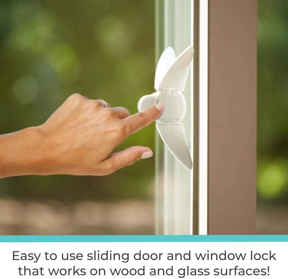 قفل درب و پنجره کشویی SYOSI برای ایمن سازی پنجره ها و درهای کشویی شما بدون نیاز به ابزار، مناسب برای شیشه یا چوب، قفل ایمنی کودک، نصب آسان برای کابینت ها و کشوها، بسته 2 عددی، سفید قفل درب و پنجره کشویی SYOSI برای ایمن سازی پنجره ها و درهای کشویی شما بدون نیاز به ابزار، مناسب برای شیشه یا چوب، قفل ایمنی کودک، نصب آسان برای کابینت ها و کشوها، بسته 2 عددی، سفید