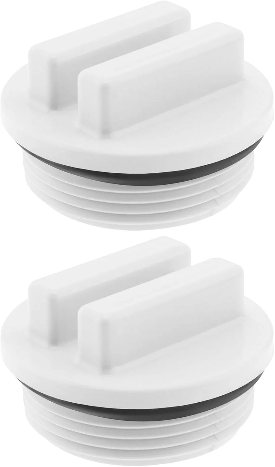 دریچه تخلیه فیلتر استخر LT Easiyl، سایز 1.5 اینچ، 2 عددی، درپوش زمستانی نازل استخر با حلقه اورینگ برای جلوگیری از نشتی و سرریز شدن