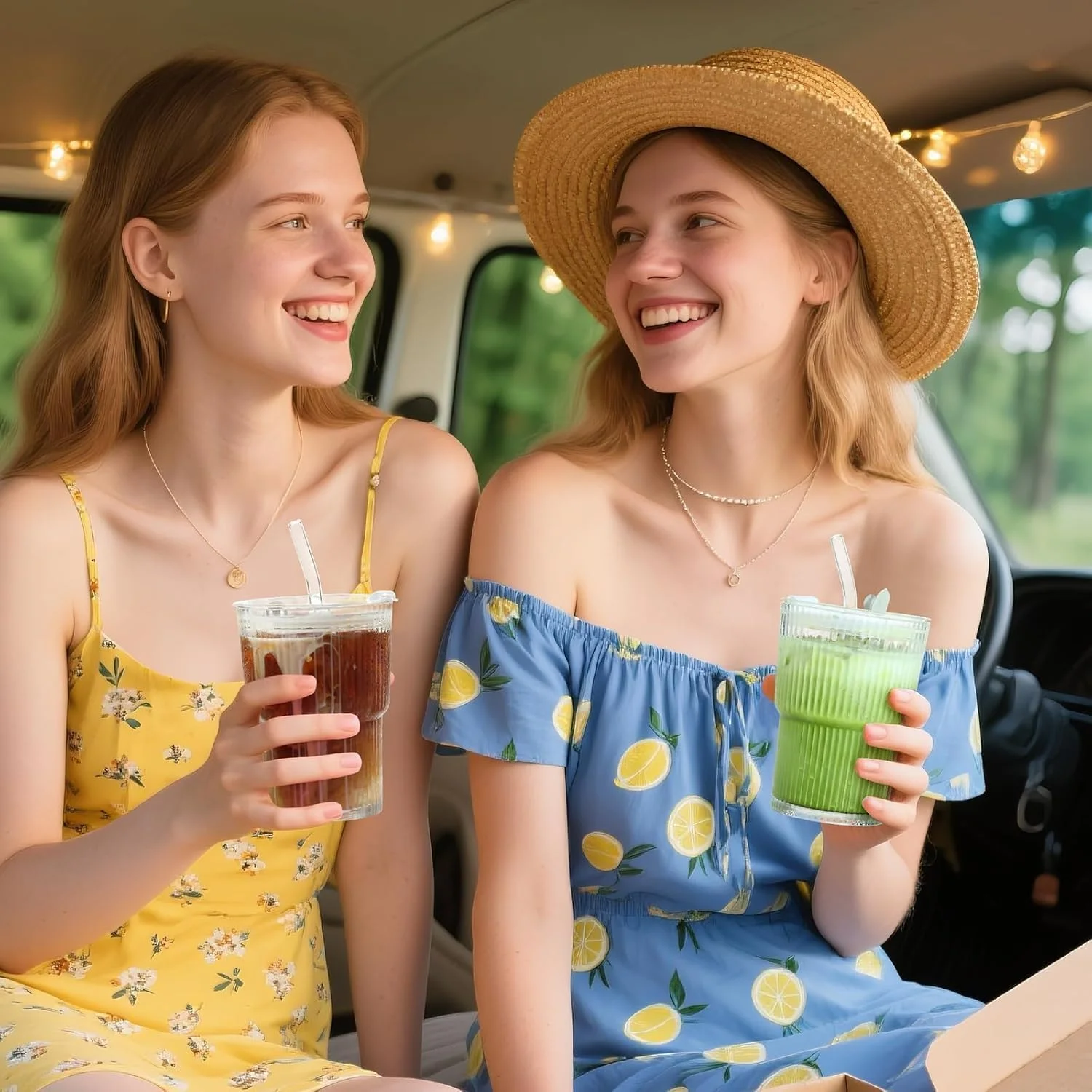 لیوان شیشه ای آب KELVEE با نی و درب، دیواره ضخیم مناسب نوشیدنی های سرد، ماگ اسموتی برای آبمیوه، چای سرد، شیر، تک عددی، 400 میلی لیتر (شفاف)