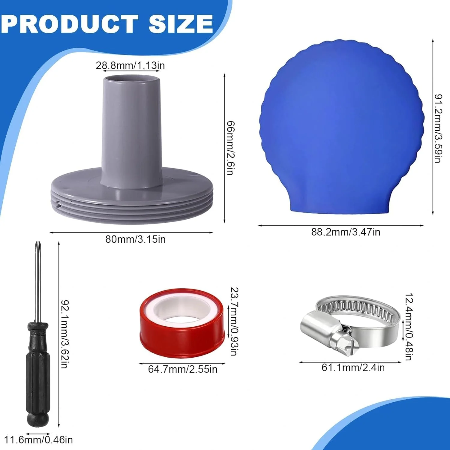 نازل ورودی استخر LINTRA، نازل خروجی استخر، لوازم جانبی پمپ استخر، به همراه مجموعه اتصال حوضچه، برای نازل سنگ هوا استخر