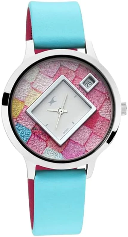 ساعت مچی عقربه ای زنانه فستراک با صفحه سفید - NR6210SL01