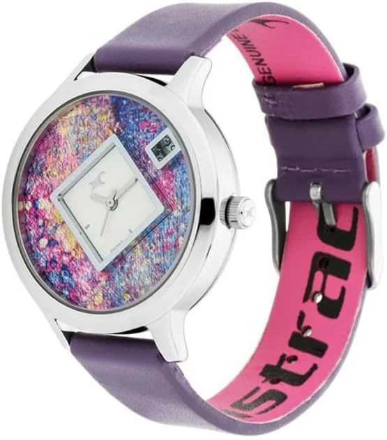 ساعت مچی عقربه ای زنانه فستراک با صفحه سفید - NR6210SL02