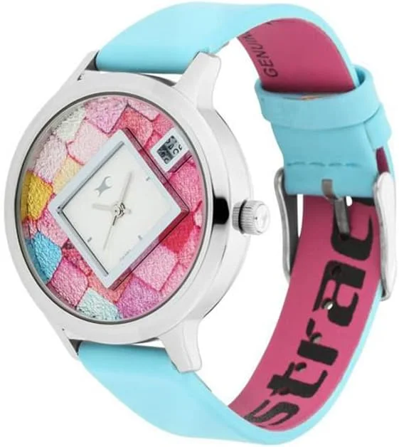 ساعت مچی عقربه ای زنانه فستراک با صفحه سفید - NR6210SL01