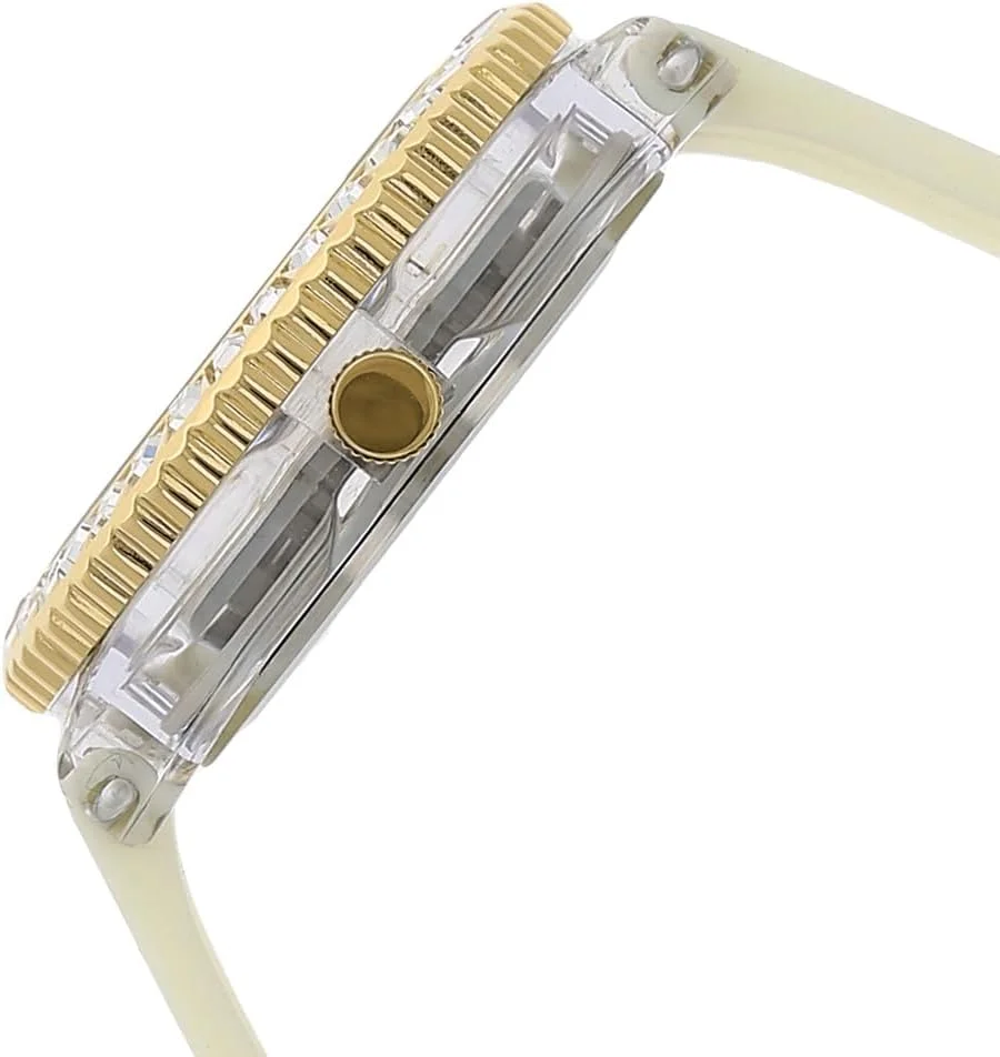 ساعت مچی آنالوگ زنانه فست‌تراک با صفحه نقره‌ای - NR9827PP01