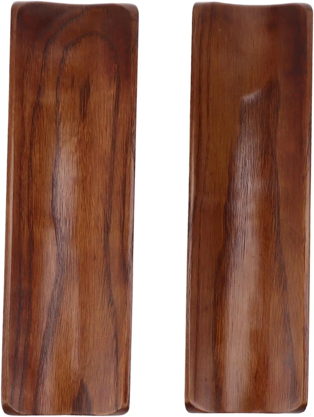 سینی سرو سوشی Banapoy، 2 عدد بشقاب گتا چوبی مستطیلی برای سرو سوشی، تخته سوشی ساشیمی، تخته برش، ظروف غذاخوری ژاپنی برای مهمانی کراکر