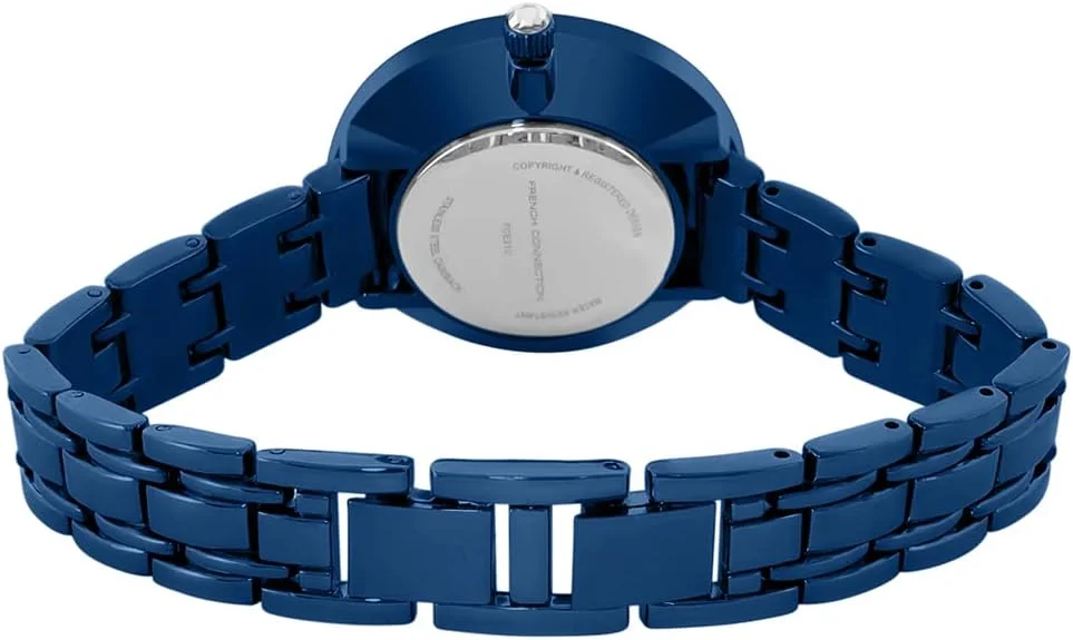 ساعت مچی آنالوگ زنانه فرنچ کانکشن، آبی، بند