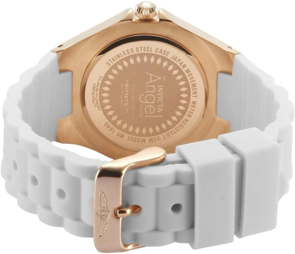 ساعت مچی زنانه اینویکتا مدل کوارتز با نمایشگر آنالوگ و بند رزینی 1646 ساعت مچی زنانه اینویکتا مدل کوارتز با نمایشگر آنالوگ و بند رزینی 1646