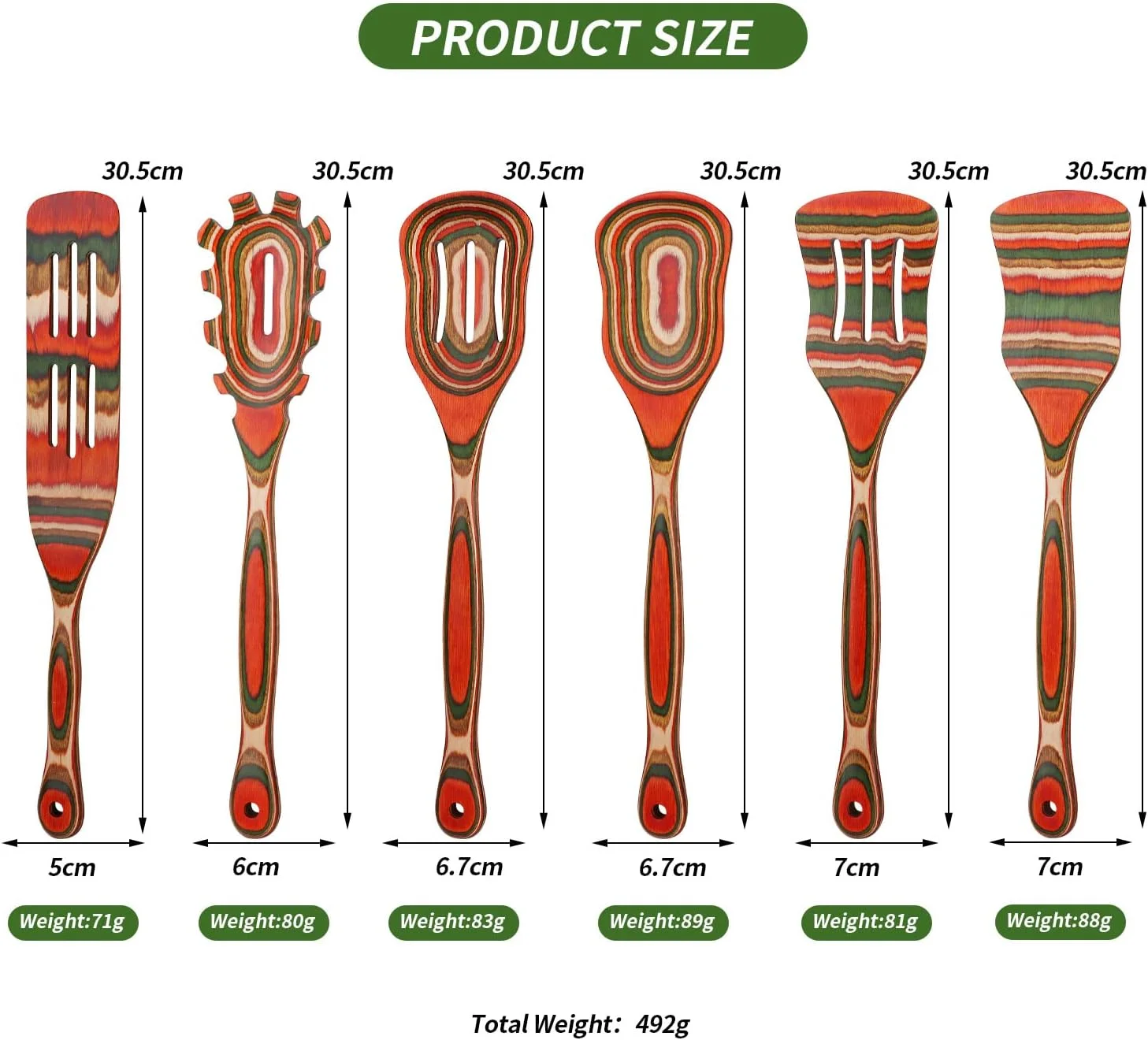 قاشق های چوبی ووسپونفان برای پخت و پز، ست لوازم آشپزخانه، ست لوازم آشپزی آشپزخانه پاکاود، قاشق کفگیر چوبی ضروری برای آپارتمان، انبر سالاد، هدیه خانه و آشپزخانه برای زنان قاشق های چوبی ووسپونفان برای پخت و پز، ست لوازم آشپزخانه، ست لوازم آشپزی آشپزخانه پاکاود، قاشق کفگیر چوبی ضروری برای آپارتمان، انبر سالاد، هدیه خانه و آشپزخانه برای زنان
