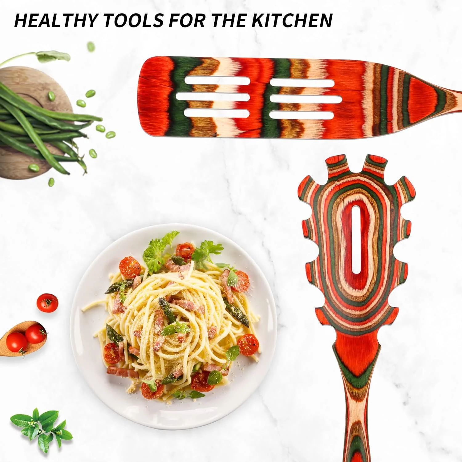 قاشق های چوبی ووسپونفان برای پخت و پز، ست لوازم آشپزخانه، ست لوازم آشپزی آشپزخانه پاکاود، قاشق کفگیر چوبی ضروری برای آپارتمان، انبر سالاد، هدیه خانه و آشپزخانه برای زنان قاشق های چوبی ووسپونفان برای پخت و پز، ست لوازم آشپزخانه، ست لوازم آشپزی آشپزخانه پاکاود، قاشق کفگیر چوبی ضروری برای آپارتمان، انبر سالاد، هدیه خانه و آشپزخانه برای زنان