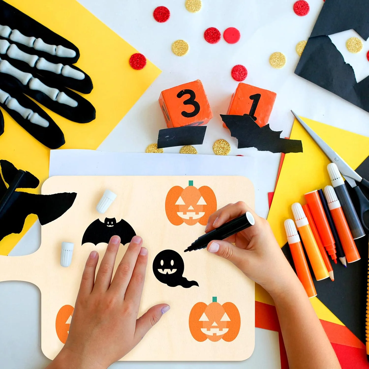 یالیکوپ 6 تکه تخته برش چوبی کوچک با دسته، تخته خردکن پارویی چوبی، تخته سرو کوچک آشپزخانه، بلوک آشپزی چوبی برای آشپزی خانگی، سبزیجات و میوه (قهوه ای، 9 x 5.5 اینچ)