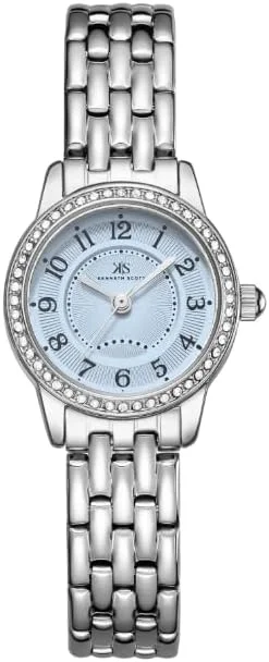 ساعت مچی زنانه کنت اسکات، نمایشگر آنالوگ و بند استیل ضد زنگ - K25511-SBSL، نقره ای ساعت مچی زنانه کنت اسکات، نمایشگر آنالوگ و بند استیل ضد زنگ - K25511-SBSL، نقره ای