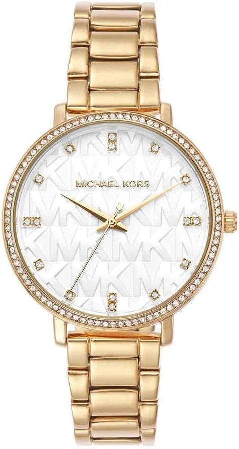 ساعت زنانه مایکل کورس مدل Pyper، اندازه قاب 38 میلی متر، حرکت سه عقربه، بند استیل ضد زنگ ساعت زنانه مایکل کورس مدل Pyper، اندازه قاب 38 میلی متر، حرکت سه عقربه، بند استیل ضد زنگ