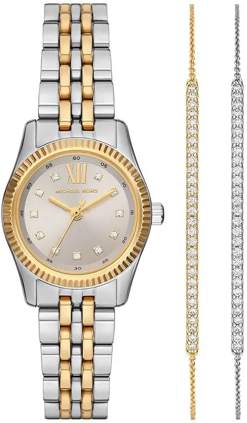 ساعت مچی عقربه ای زنانه مایکل کورس مدل Lexington با بند استیل ضد زنگ MK4815SET