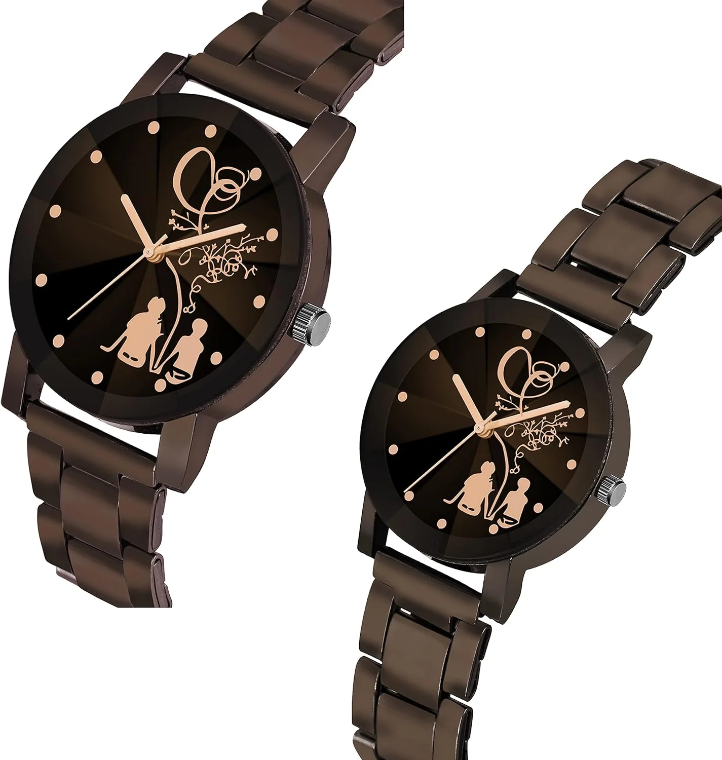 ساعت مچی عقربه ای زوجی سوا دشی استاف با صفحه مشکی و بند استیل ضد زنگ طرح گرد، هدیه عروسی برای آقایان و بانوان - ست 2 عددی، مشکی، بند، مشکی، بند، مشکی، بند، مشکی ساعت مچی عقربه ای زوجی سوا دشی استاف با صفحه مشکی و بند استیل ضد زنگ طرح گرد، هدیه عروسی برای آقایان و بانوان - ست 2 عددی، مشکی، بند، مشکی، بند، مشکی، بند، مشکی