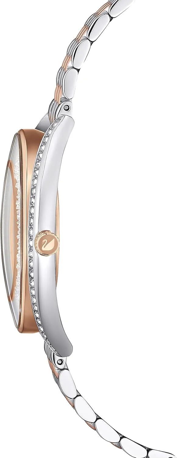 ساعت مچی عقربه‌ای سواروسکی مدل 5644075 با صفحه رزگلد