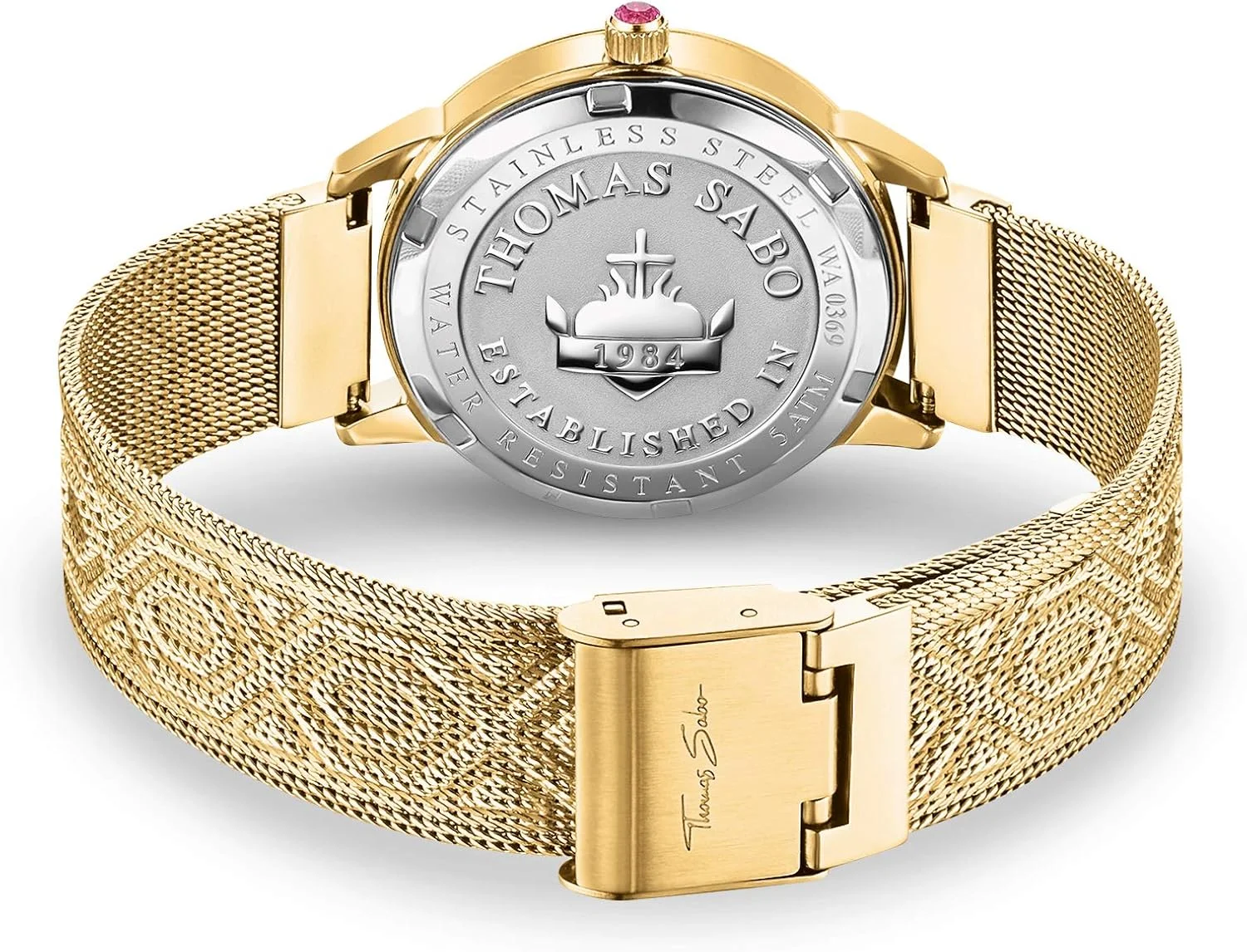 ساعت مچی عقربه ای زنانه توماس سابو با بند استیل مدل WA0369-264-211-33 میلی متر ساعت مچی عقربه ای زنانه توماس سابو با بند استیل مدل WA0369-264-211-33 میلی متر