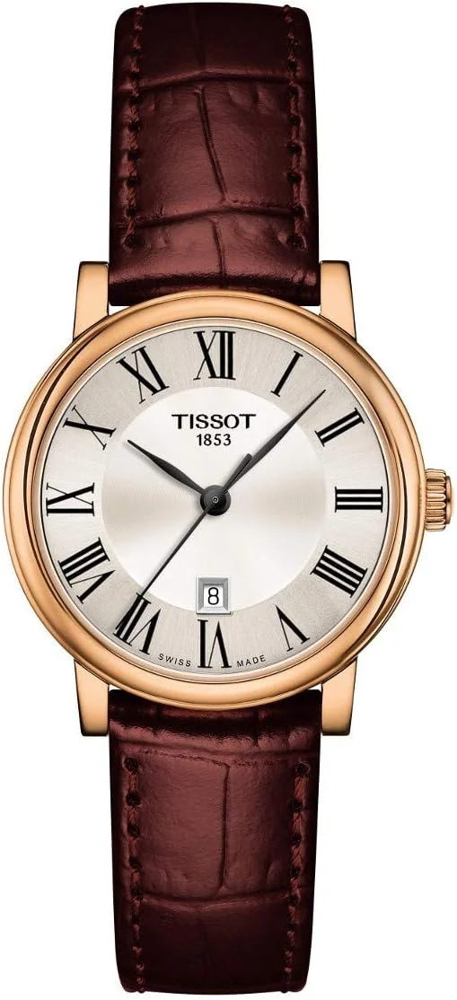 ساعت مچی زنانه تیسوت کارسون پریمیوم لیدی کوارتز صفحه نقره ای مدل T122.210.36.033.00