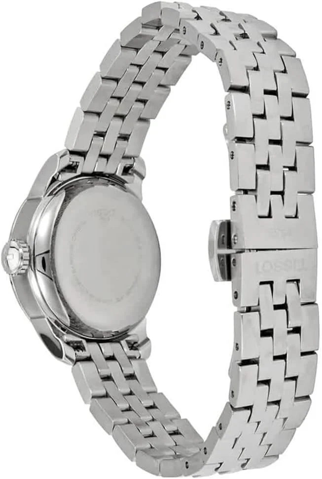 ساعت مچی عقربه ای زنانه تیسوت مدل کلاسیک با بند نقره ای - T41.1.183.56