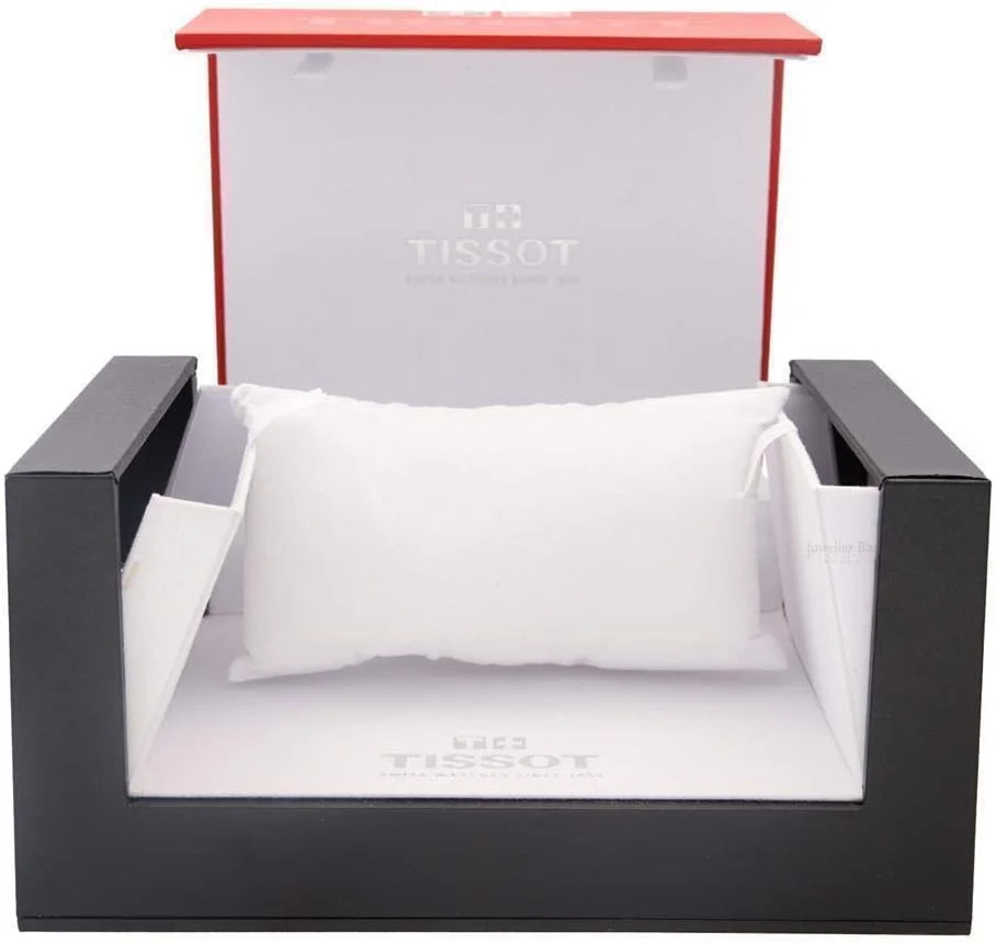 ساعت مچی زنانه تیسوت کارسون پریمیوم لیدی کوارتز صفحه نقره ای مدل T122.210.36.033.00