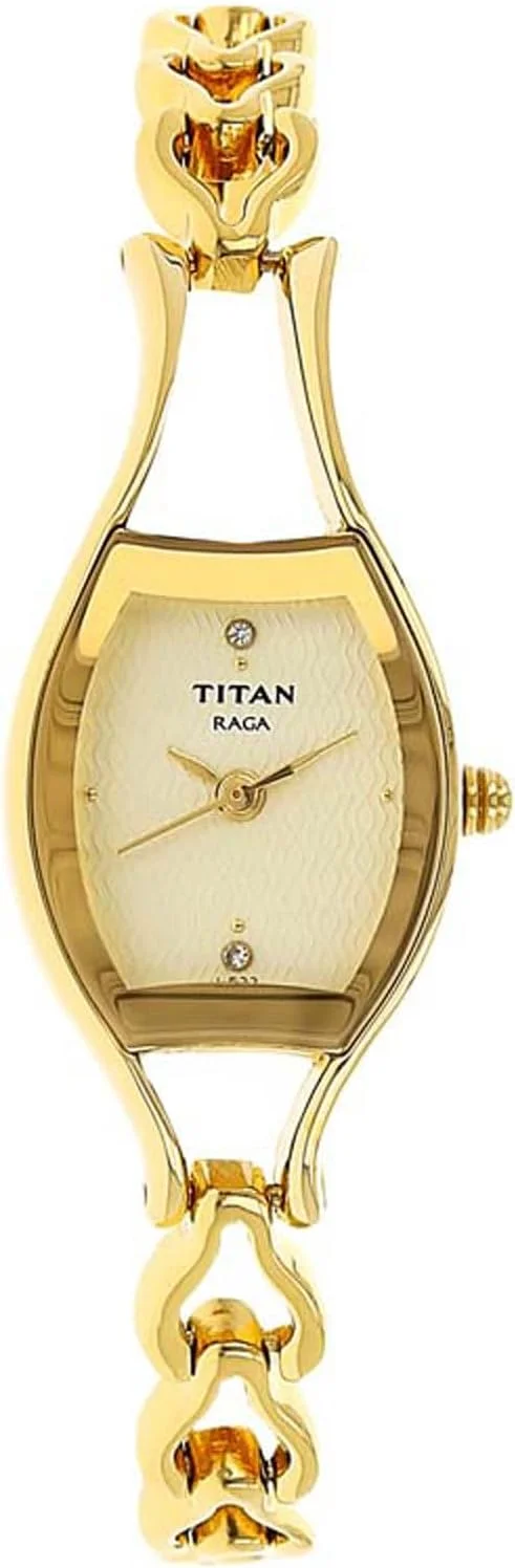 ساعت مچی آنالوگ زنانه تایتان راگا فلورا با طراحی خاص