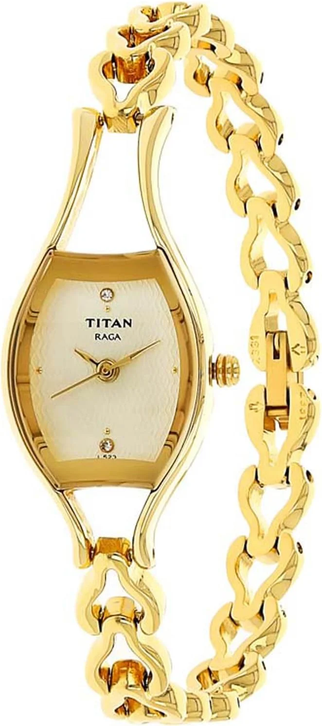 ساعت مچی آنالوگ زنانه تایتان راگا فلورا با طراحی خاص ساعت مچی آنالوگ زنانه تایتان راگا فلورا با طراحی خاص