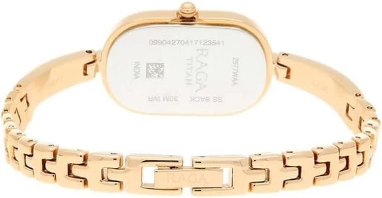 ساعت مچی دستبندی زنانه تایتان راگا ویوا - کوارتز، مقاوم در برابر آب