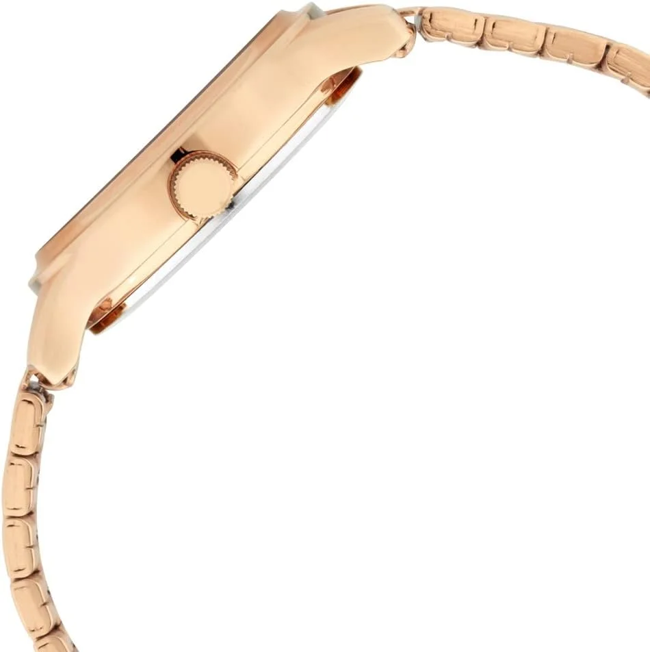 ساعت مچی آنالوگ زنانه تایتان کارিশما با صفحه گرد رزگلد و بند فلزی رزگلد - 2638WM01