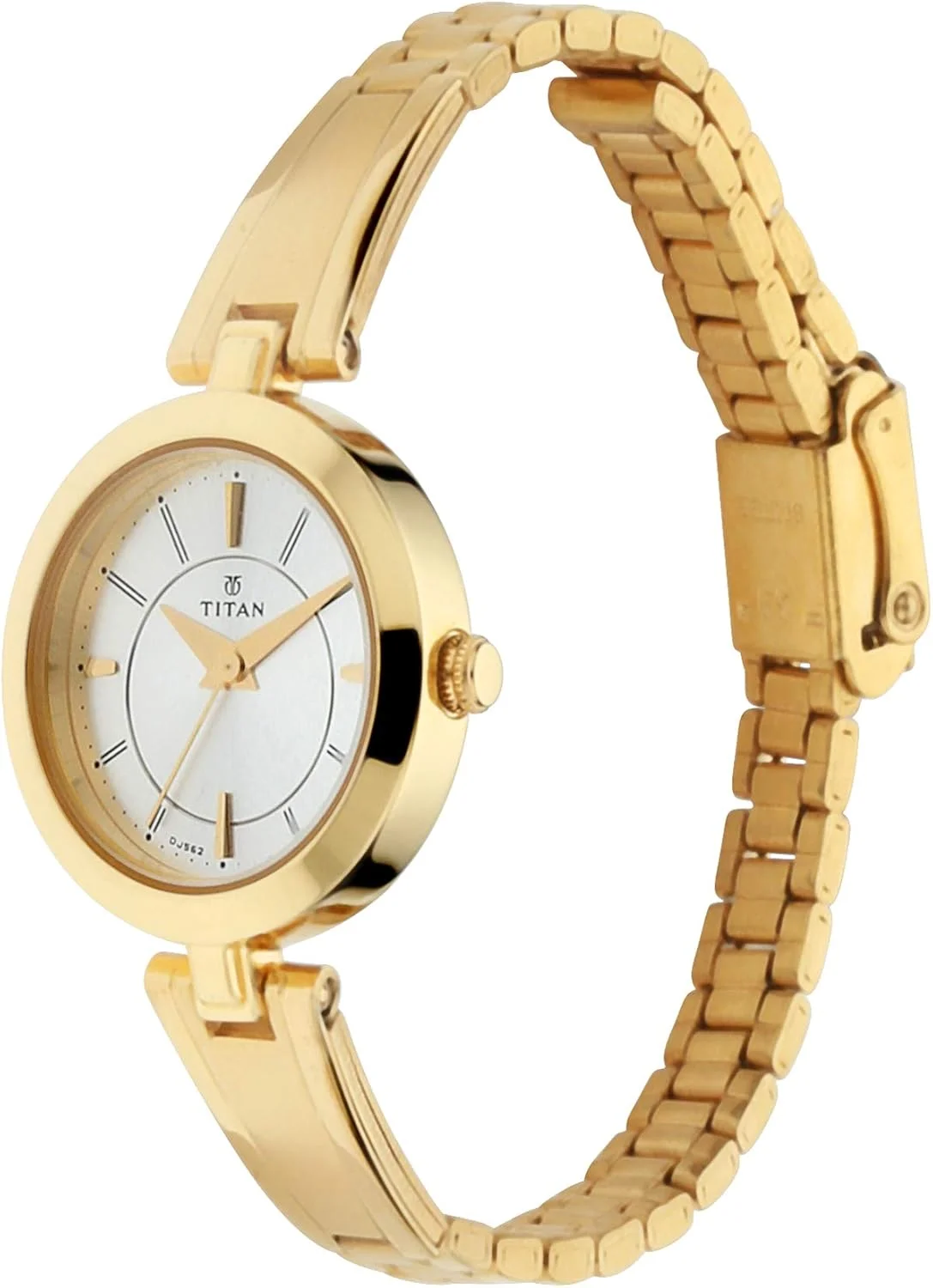 ساعت مچی تایتان با صفحه نقره ای و بند فلزی ساعت مچی تایتان با صفحه نقره ای و بند فلزی