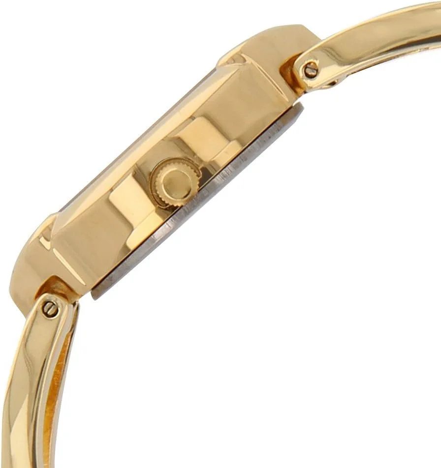 ساعت مچی صفحه سفید با بند فلزی طلایی ساعت مچی صفحه سفید با بند فلزی طلایی