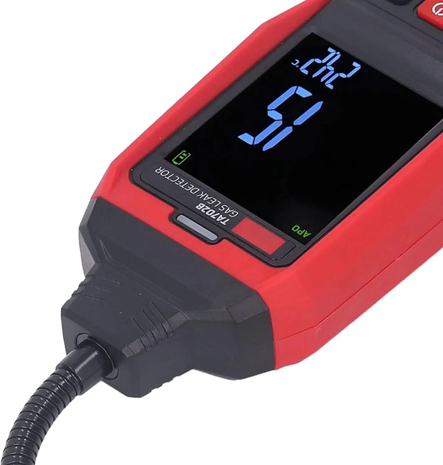 دستگاه تشخیص گاز Tihebeyan با حساسیت بالا، صفحه نمایش رنگی HD، تستر گاز قابل حمل برای تجهیزات خط لوله و تنظیم کننده ها