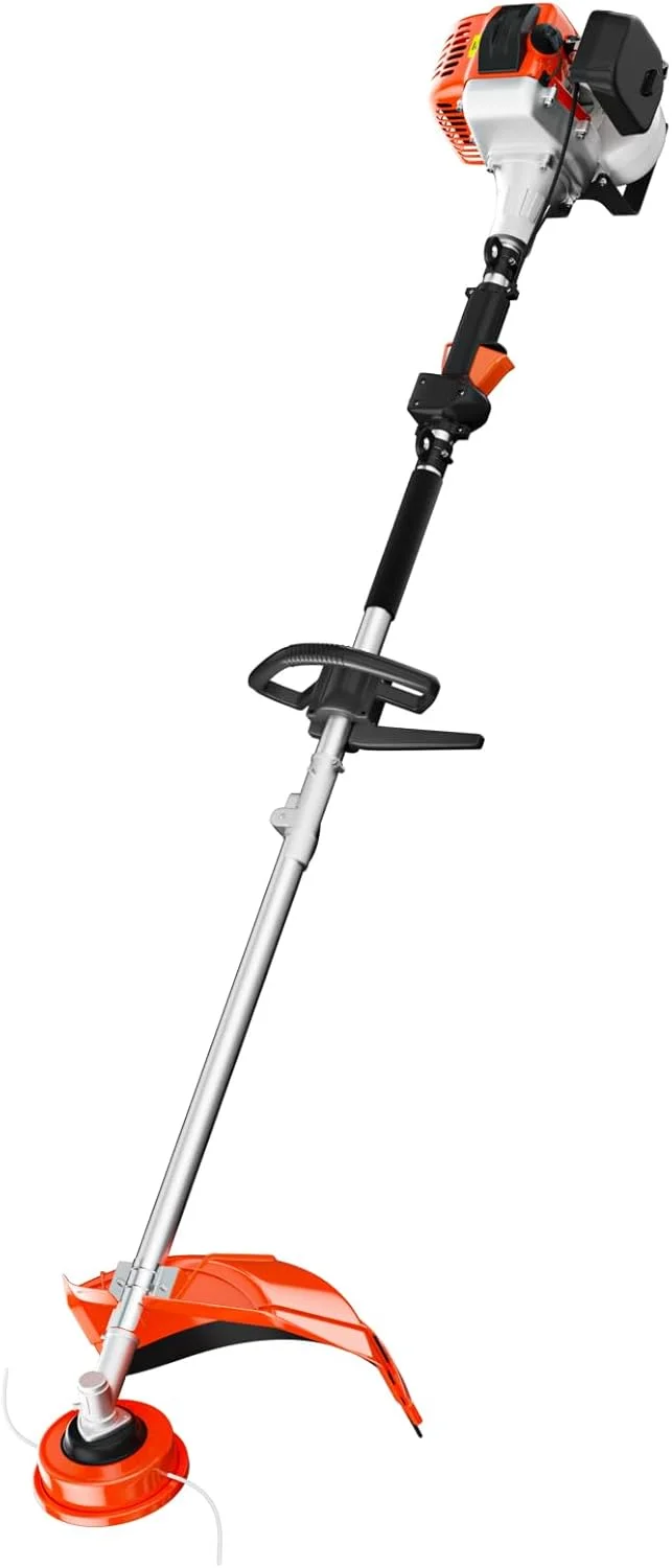 علف زن بنزینی 36 سی سی، حاشیه زن و چمن زن، ابزار باغبانی 3 در 1، علف زن بنزینی دو زمانه قدرتمند، تجهیزات چمن زنی سازگار با کاربراتور، علف تراش با استارت سریع