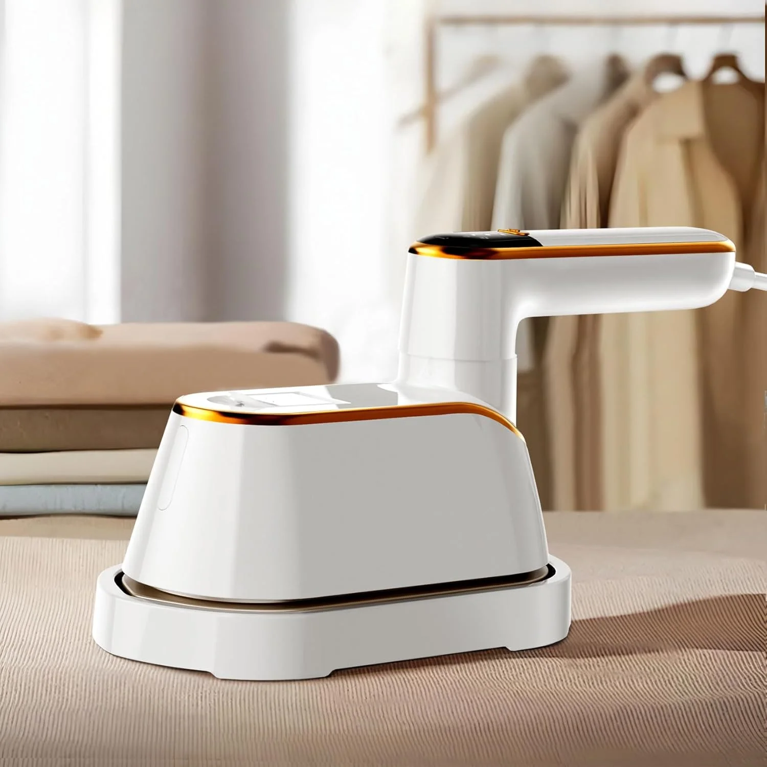 اتو بخار دستی 2 در 1 CONOYAR با توان 1200 وات، اتو بخار لباس 3 سطح با صفحه نمایش LED، اتو بخار مسافرتی قابل حمل برای خانه، مسافرت، گرم شدن سریع 10 ثانیه ای، مخزن آب 150 میلی لیتری اتو بخار دستی 2 در 1 CONOYAR با توان 1200 وات، اتو بخار لباس 3 سطح با صفحه نمایش LED، اتو بخار مسافرتی قابل حمل برای خانه، مسافرت، گرم شدن سریع 10 ثانیه ای، مخزن آب 150 میلی لیتری