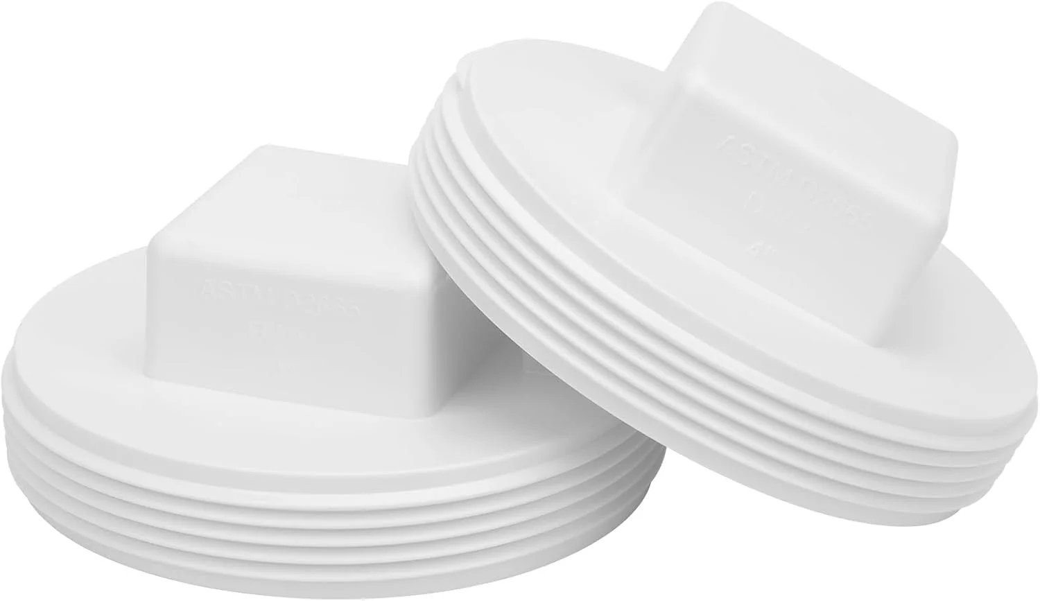 CKVIHAV بسته 2 عددی درپوش انتهایی لوله رزوه ای نر پی وی سی 4 اینچی SCH40، درپوش نر لوله پی وی سی 4 اینچی، آداپتور درپوش انتهایی نر پی وی سی، درپوش تخلیه پی وی سی، اتصالات لوله نر پی وی سی برای لوله کشی خطوط آب