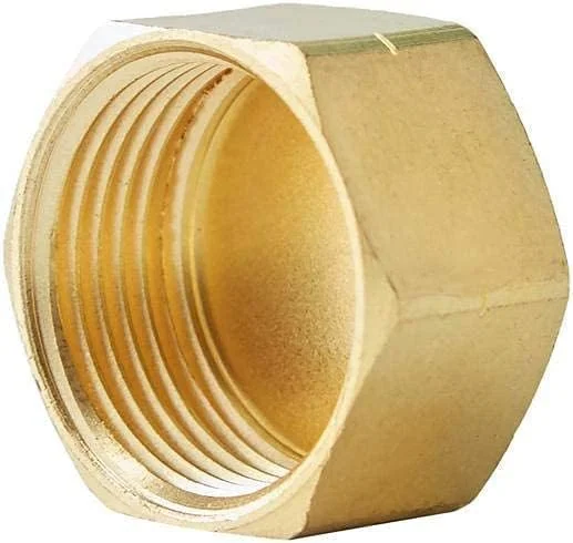 درپوش انتهایی مادگی برنجی 3/4 (بسته 2 عددی)