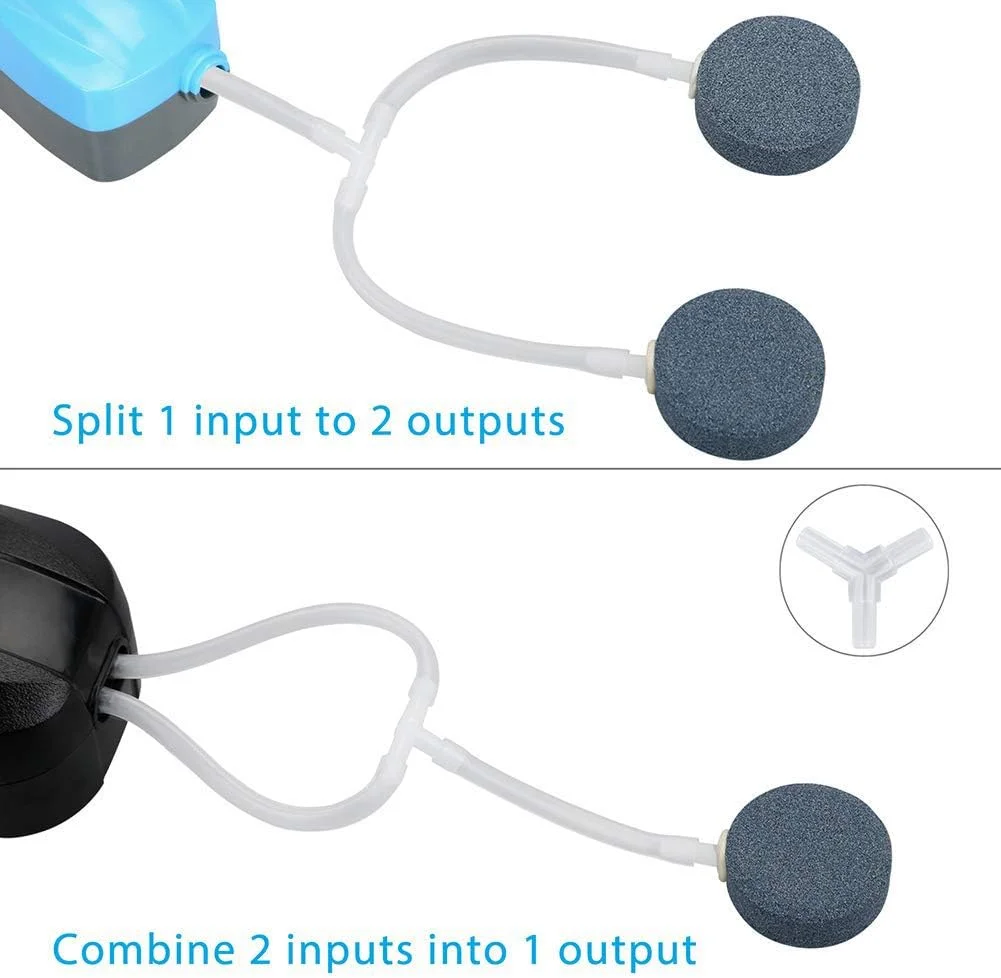 مجموعه 40 عددی اتصالات لوله هوا CTRICALVER، شامل اتصالات نوع Y، نوع T، نوع L و نوع I، اتصال انشعاب، 4 نوع اتصال پلاستیکی شفاف آکواریوم برای لوله اکسیژن با قطر خارجی 5 میلی‌متر و قطر داخلی 4 میلی‌متر (5 متر)