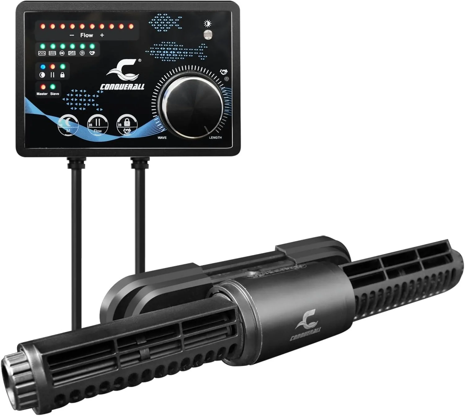 پمپ موج جریان متقاطع CONQUERALL CHS-55 DC 24V 10000～35000L/H 55W برای سیستم فیلتراسیون آب در گردش
