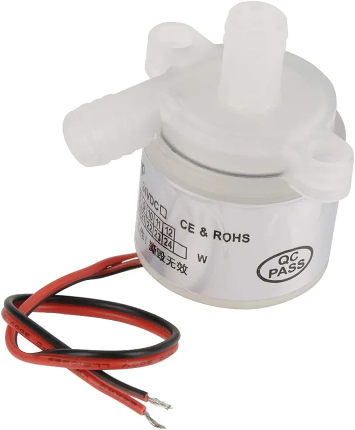 یک عدد پمپ آب بدون جاروبک فوق العاده بی صدا ضد آب سفید مینی غذایی درجه یک درایو مغناطیسی سانتریفیوژ شناور 12 ولت DC 6 وات برای آکواریوم ماهی، هیدروپونیک، فواره ها، حوضچه ها