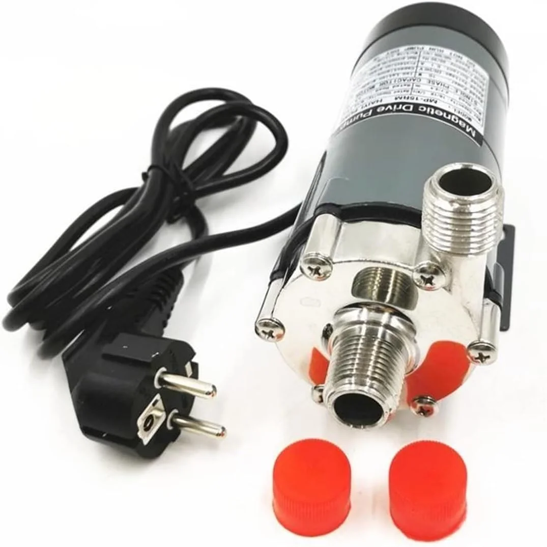 پمپ کاربردی WERTYFF، پمپ سیرکولاسیون درایو مغناطیسی استیل ضد زنگ MP-15RM، پمپ درجه مواد غذایی آبکاری زیبایی، چند منظوره، عملکرد قابل اعتماد