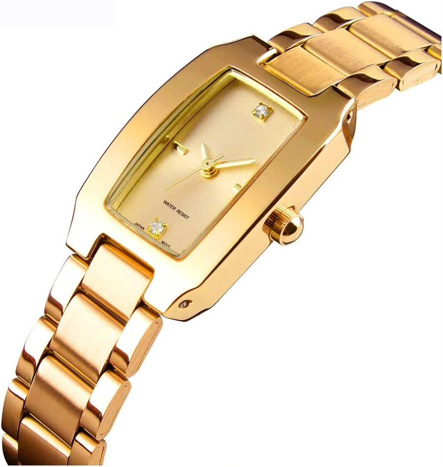 ساعت مچی زنانه ویگوروسو، ساعت مربعی زنانه، ساعت مچی استیل ضد زنگ آنالوگ زنانه ضد آب، ساعت مچی شیک ساعت مچی زنانه ویگوروسو، ساعت مربعی زنانه، ساعت مچی استیل ضد زنگ آنالوگ زنانه ضد آب، ساعت مچی شیک