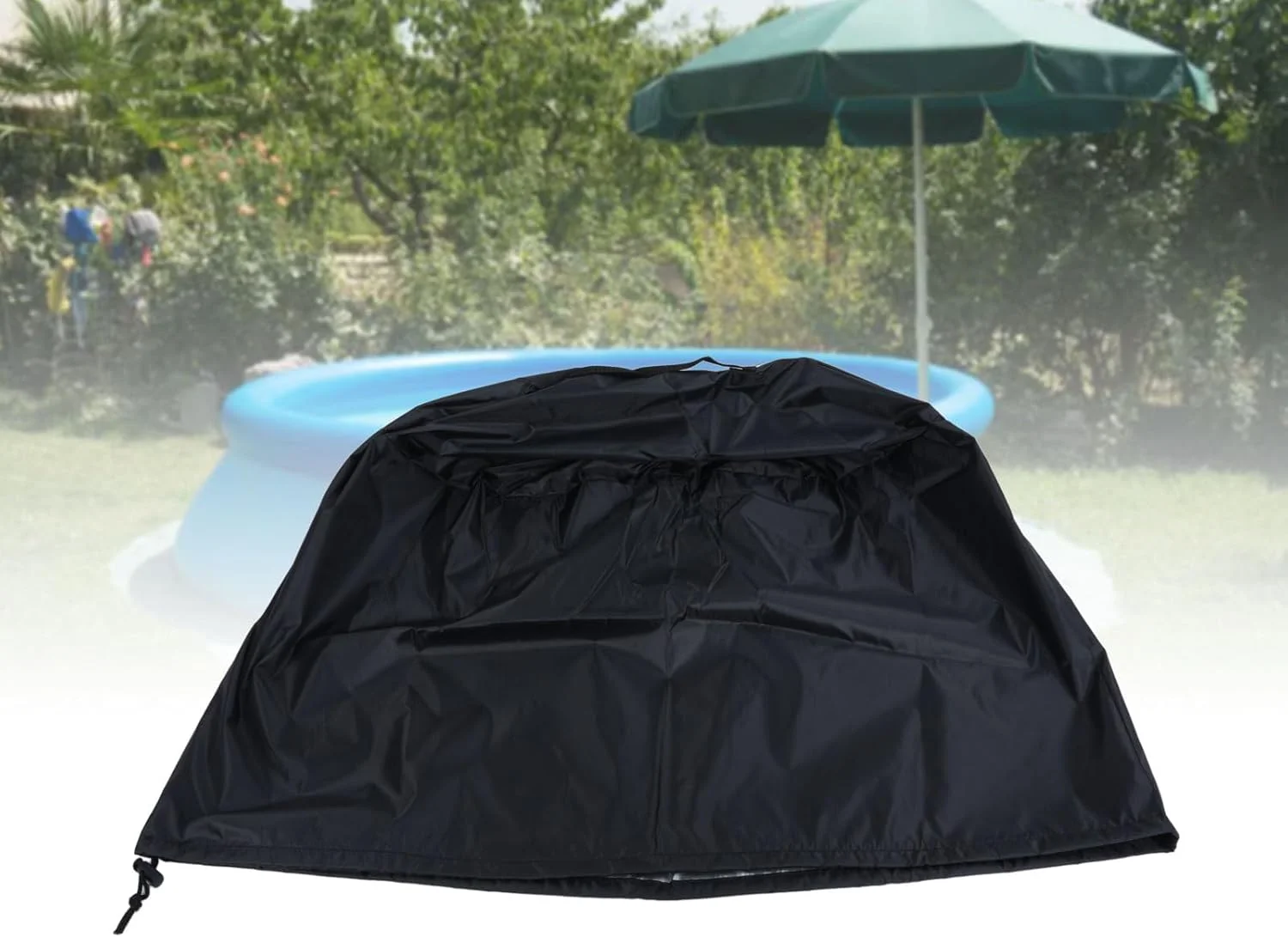 روکش گریل، روکش گرد ضد آب، ضد گرد و غبار و ضد باد از جنس پلی استر برای تجهیزات گازی یا برقی، با بند کشی قابل تنظیم و کیف نگهداری، مناسب برای گریل های فضای باز و سرپوشیده