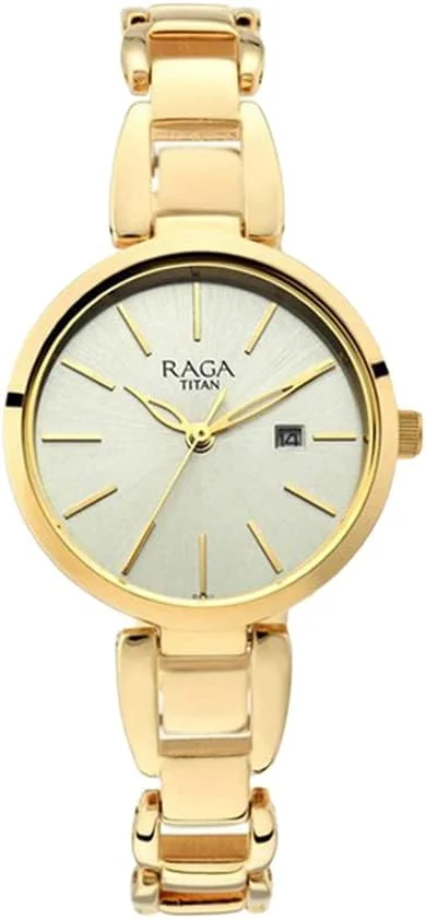 ساعت مچی آنالوگ زنانه تایتان راگا ویوا IV با صفحه گرد